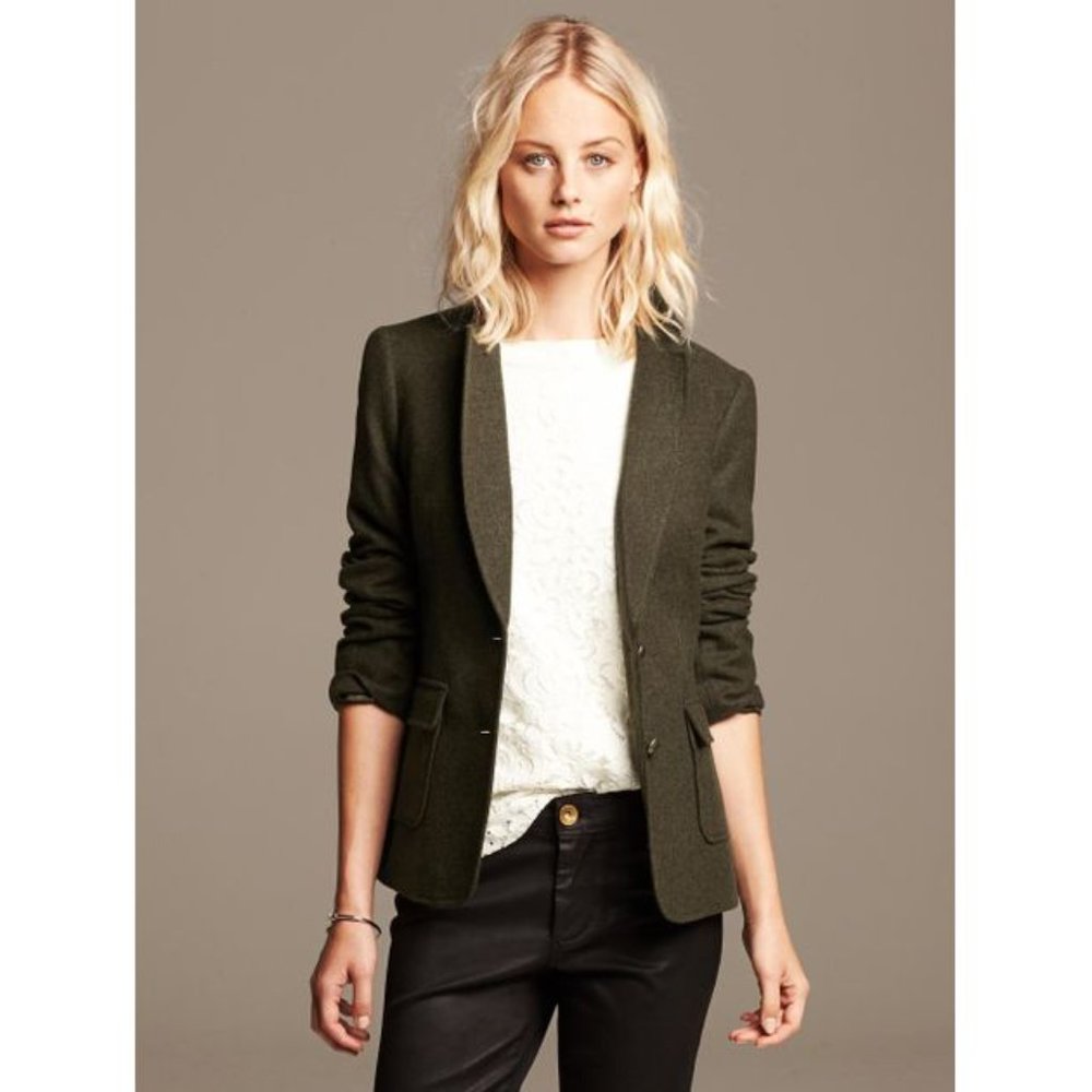 Banana Republic wool hacking jacket